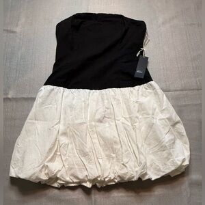 West of melrose strapless halter dress size small NWT